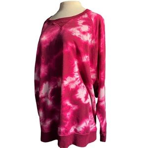 Champion campus tie-dye French Terry sweatshirt size 4X/pink